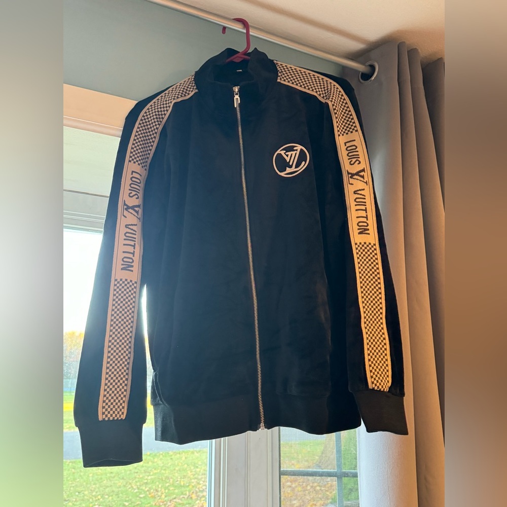 Louis Vuttion printed bomber jacket